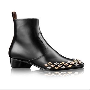 Authentic Louis Vuitton Gold Rush Ankle Boot